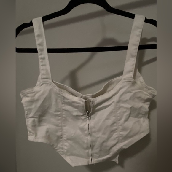 White demon corset top size S/M . Perfect condition. - Picture 2 of 5